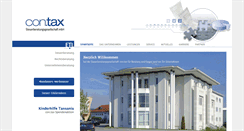 Desktop Screenshot of con-tax.de