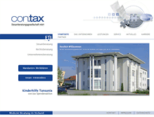 Tablet Screenshot of con-tax.de